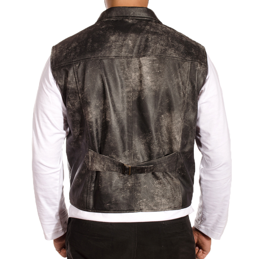 Motorbike Leather Vest (Copy)